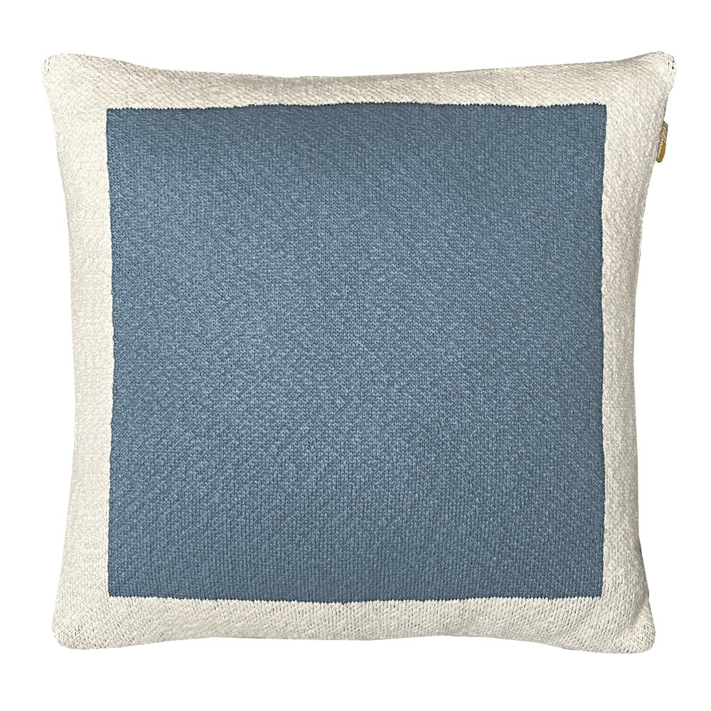 Malagoon cushion Poster - fog blue - 50x50cm 100% organic cotton