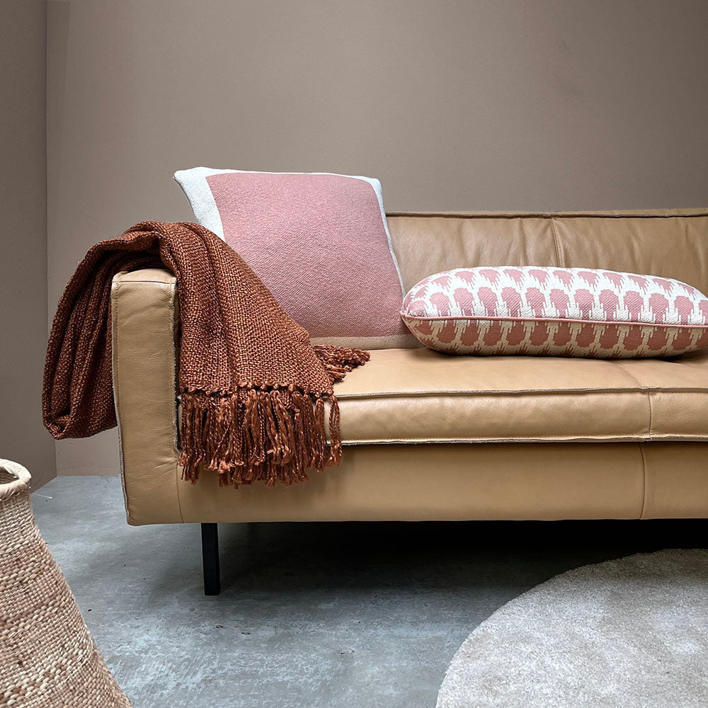 Malagoon cushion Poster - pink - 50x50cm 100% organic cotton