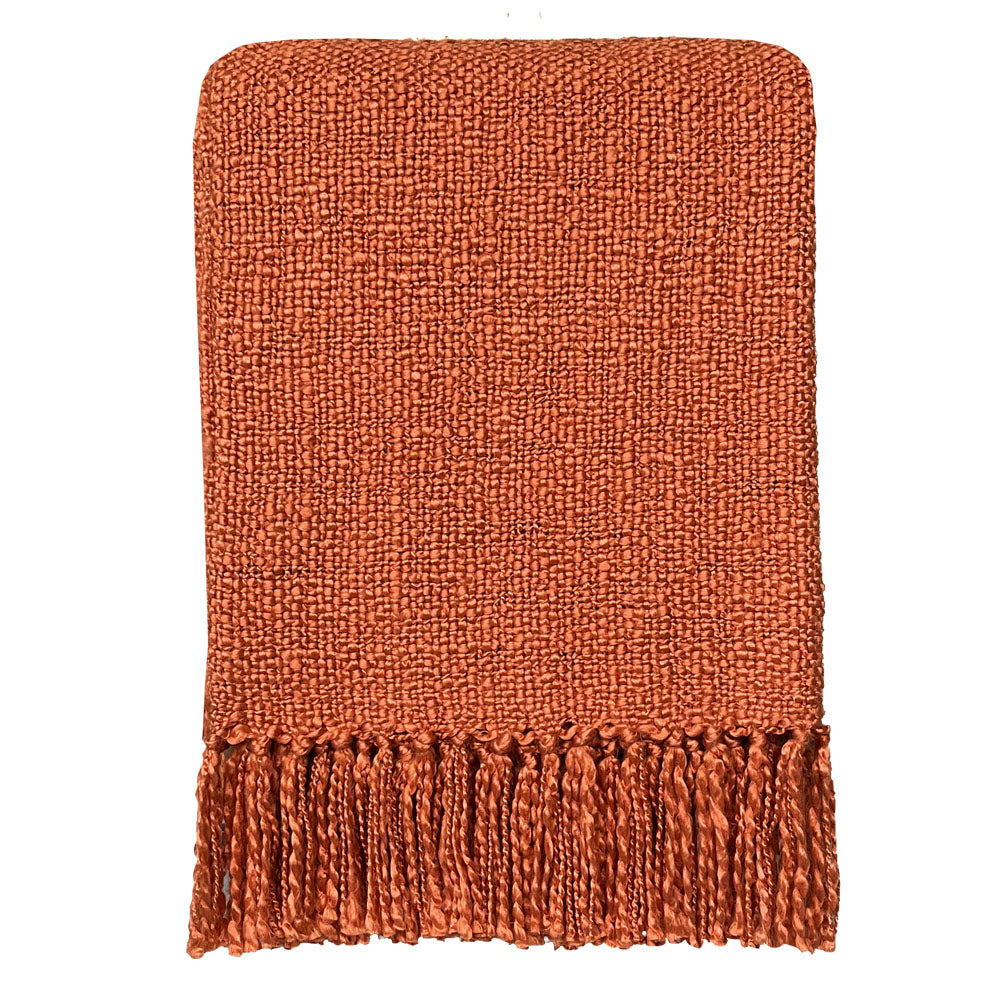 Malagoon Spicy throw - orange - 125x150cm
