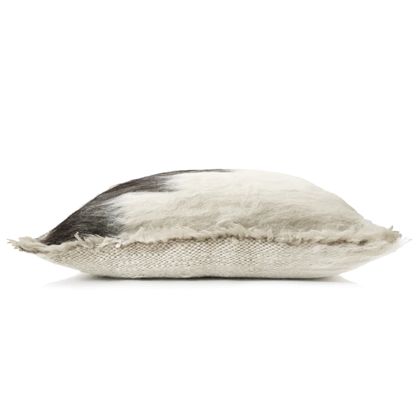 Malagoon cushion Stairway - off-white, shades of grey - 50x50cm 100% wool