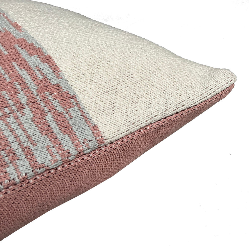 Malagoon cushion Sunset - rust brown - 50x50cm 100% organic cotton