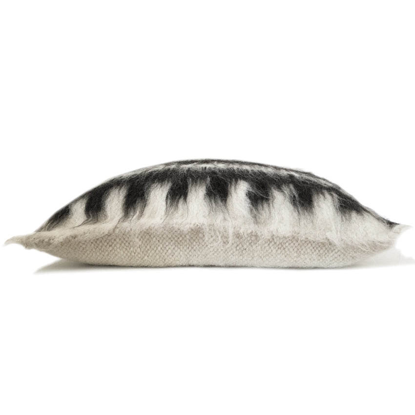 Malagoon floor cushion Triangle - shades of grey - 90x90cm 100% wool