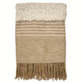 Malagoon Tribal throw - off-white/beige melange - 125x150cm