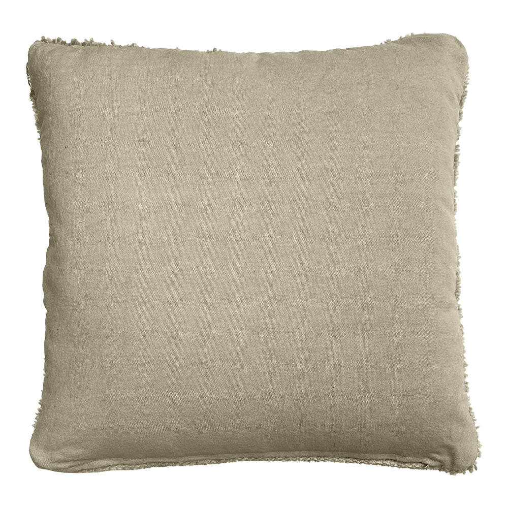 Malagoon cushion Tufted - cocoon beige - 50x50cm 100% wool