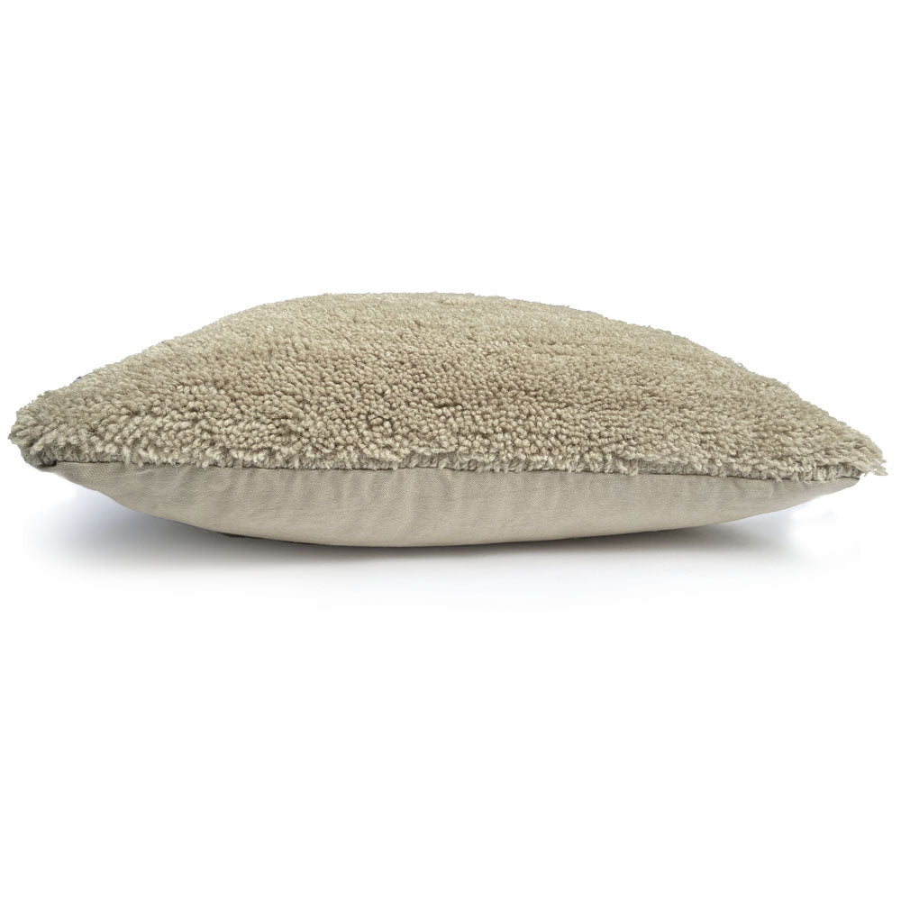 Malagoon cushion Tufted - cocoon beige - 50x50cm 100% wool
