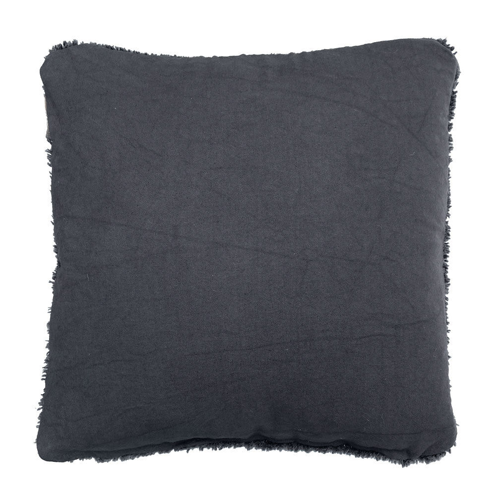 Malagoon Tufted Cushion - cozy grey - 50x50cm 100% wool