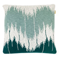 Malagoon Wave cushion - green - 50x50cm 100% organic cotton