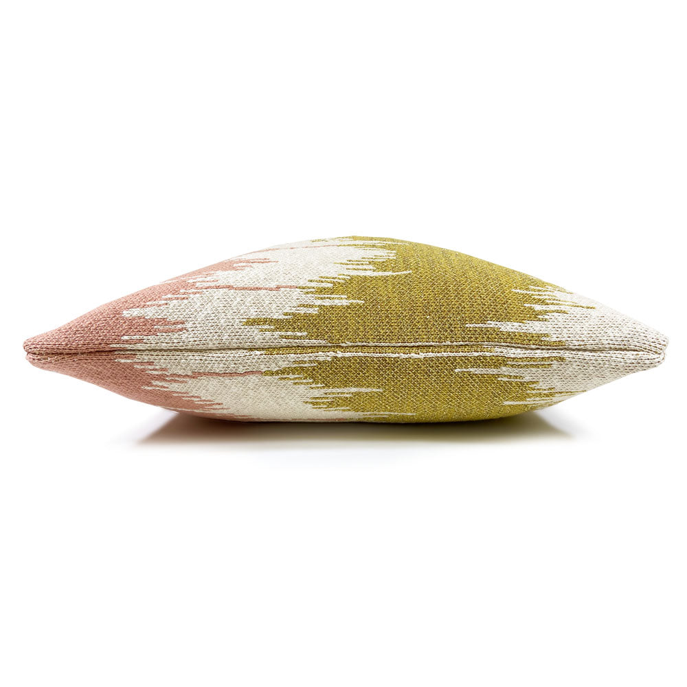 Malagoon Wave cushion - pink - 50x50cm 100% organic cotton