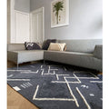 Malagoon Wonder rug - anthracite grey - 160x260cm 100% wool