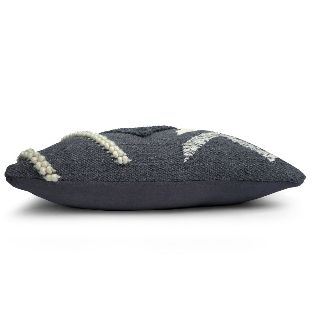 Malagoon Wonder cushion - cozy grey - 35x60cm 100% wool
